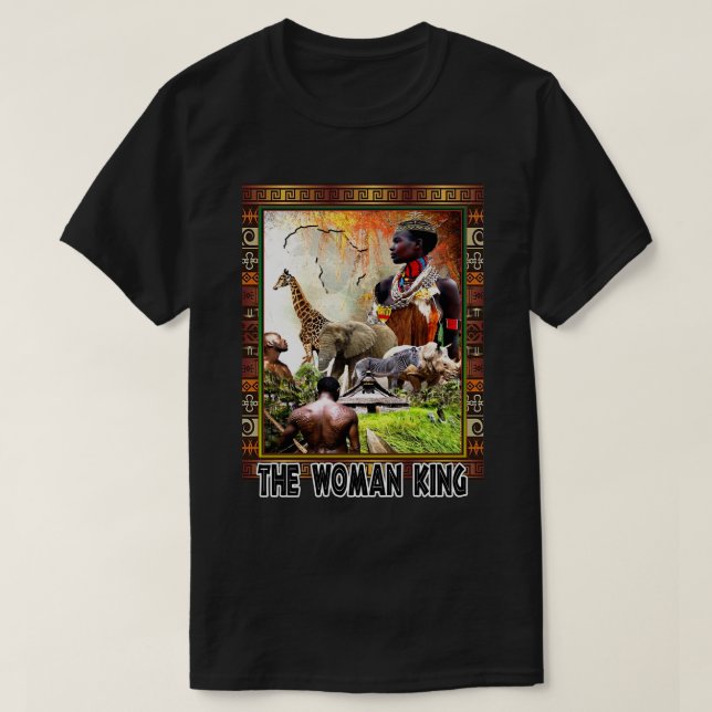 Der T - Shirt der weiblichen Königin (Design vorne)
