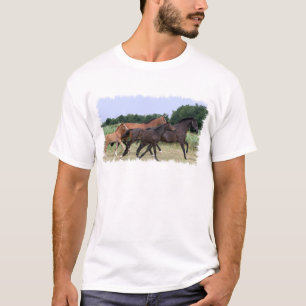 Der T - Shirt der wilde Pferdemänner