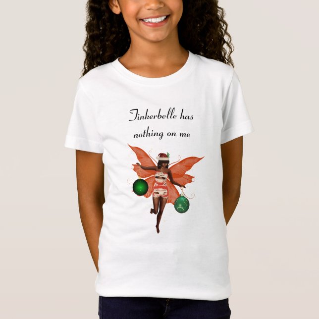 Der T - Shirt des Afroamerikanischen Weihnachtskin (Vorderseite)