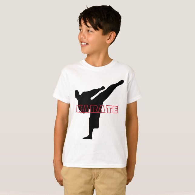 Der T - Shirt des Karate-Kindes (Vorne ganz)