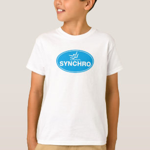 Der T - SHIRT DES KINDES synchronisierte Schwimmen