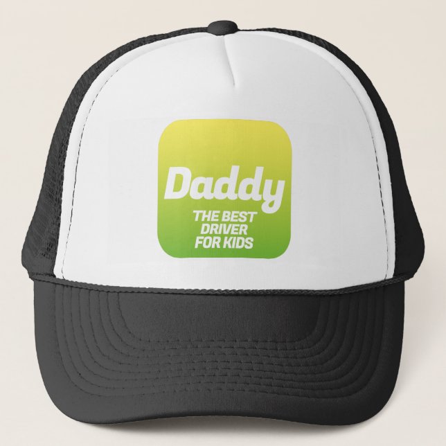 Der T - Shirt des lustigen Vaters | Daddy Best Dri Truckerkappe (Vorderseite)