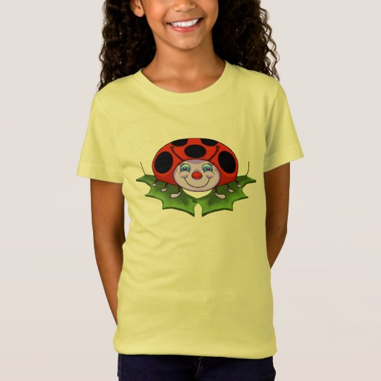 Der T - Shirt des Marienkäfer-Mädchens