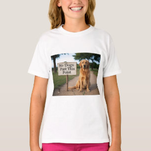 Der T - Shirt des Rebellen Hundes