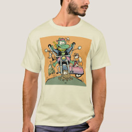 Der T - Shirt des Sumpf-Motorrad-Liebhabers