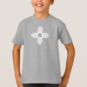 Der T - Shirt des Zia-Sun-Symbols in New Mexiko