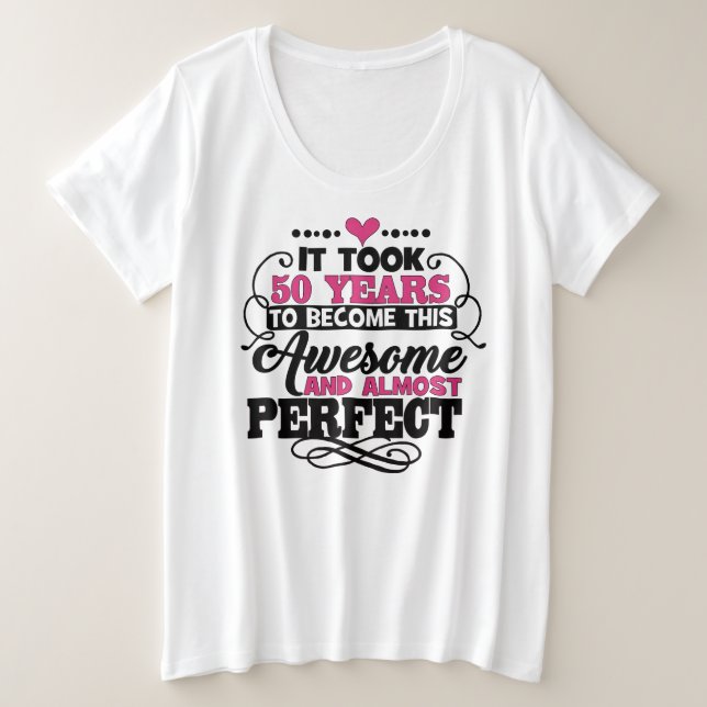 Der T - Shirt für Frauen mit Plus-Größe (Design vorne)