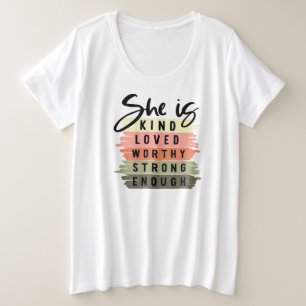 Der T - Shirt für Frauen mit Plus-Größe