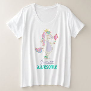 Der T - Shirt für Frauen mit Plus-Größe