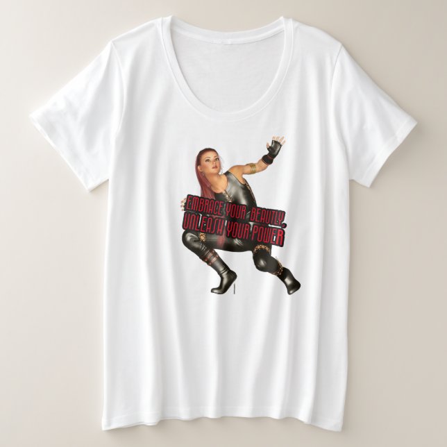 Der T - Shirt für Frauen mit Plus-Größe (Design vorne)