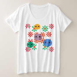 Der T - Shirt für Frauen mit Plus-Größe