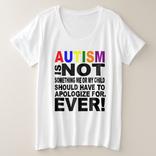 Der T - Shirt für Frauen mit Plus-Größe (Design vorne)