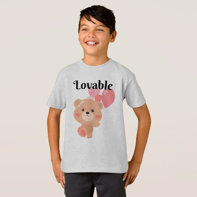 Der T - Shirt für liebenswerte Kinder (Vorne ganz)