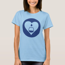 Der T - Shirt Hearts2Tails Marine-der grafischen