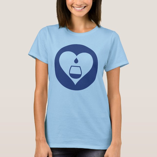Der T - Shirt Hearts2Tails Marine-der grafischen (Vorderseite)