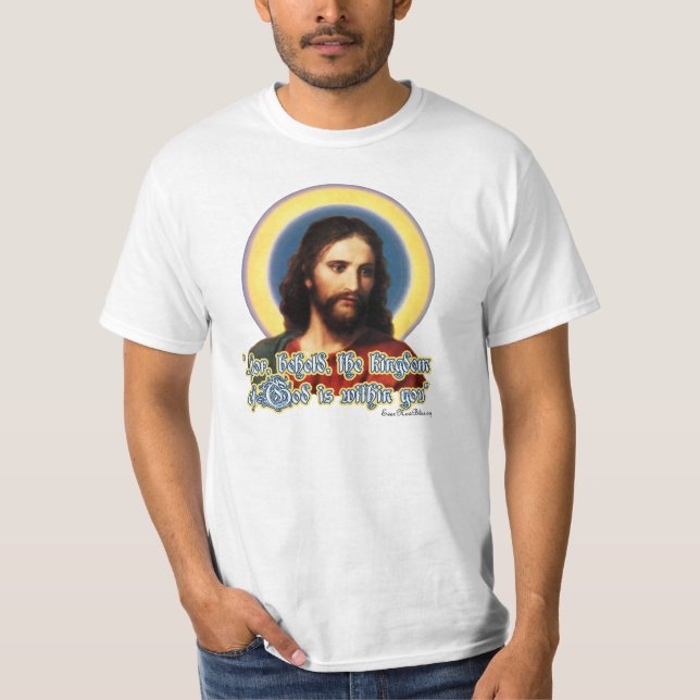 Der T - Shirt JC01 Christus-Männer (Vorderseite)