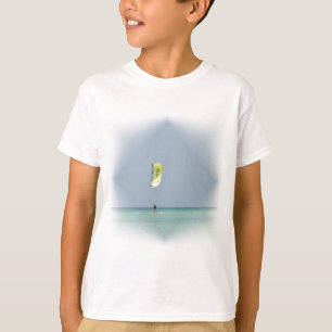 Der T - Shirt Kiteboarder Kinder