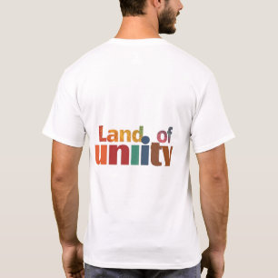 Der T - Shirt "Land der Einheit" der Männer: Div f