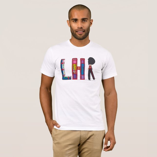 Der T - Shirt | LONDON, GB (LHR) der Männer (Vorne ganz)