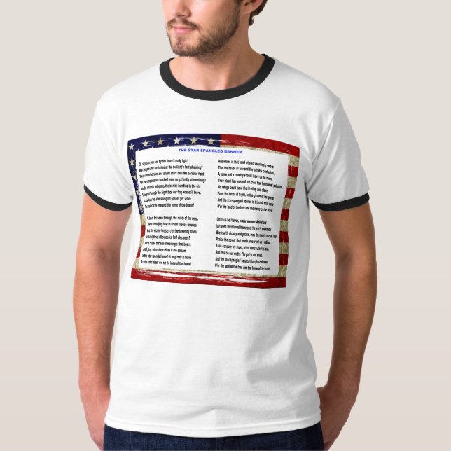 Der T - Shirt mit dem Stern, der Banner umgekippt  (Vorderseite)