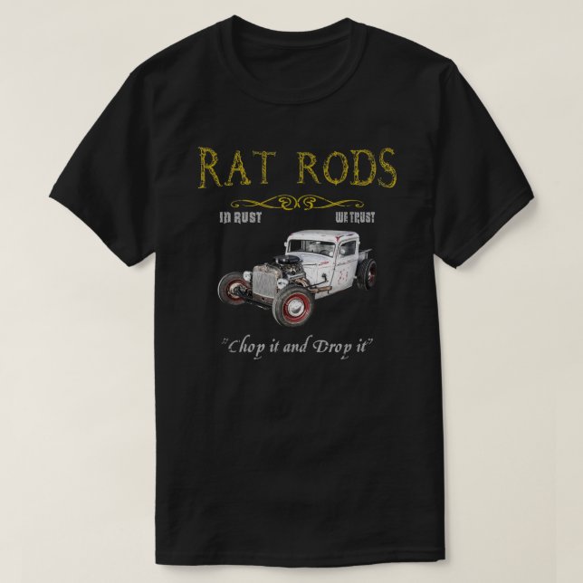Der T - Shirt mit Rattenwurzeln hat ihn geknackt u (Design vorne)