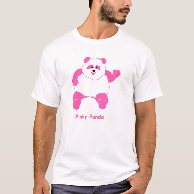 Der T - Shirt PinkyPanda Kindes (Vorderseite)