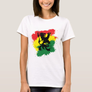 Der T - Shirt Rasta Frau: Löwe von Judah