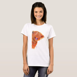 Der T - Shirt-Spitze der schottischen Frauen der T-Shirt