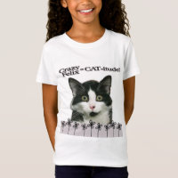 Der T - Shirt verrückten Felix Katze-itude