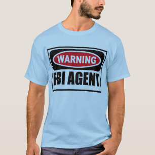 Der T - Shirt warnender FBI-AGENT Männer