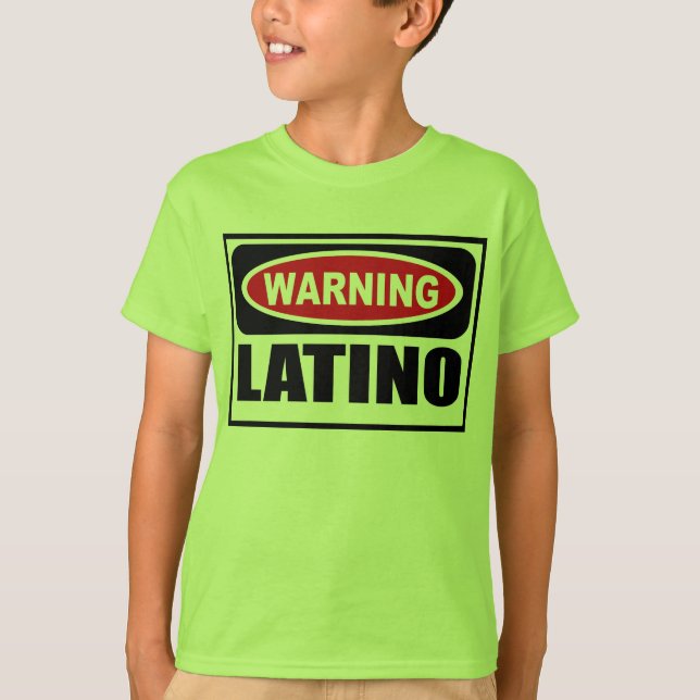 Der T - Shirt warnendes LATINO Kindes (Vorderseite)