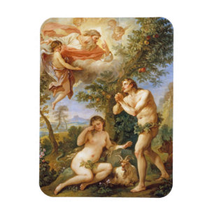 Der Tadel von Adam und Eva Biblische Religiöse Kun Magnet