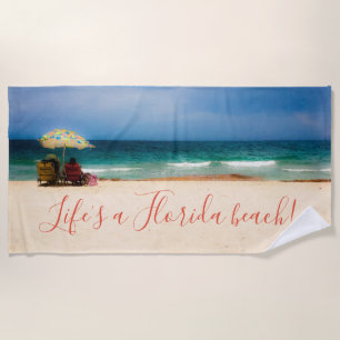 Der Tag am Strand Strandtuch