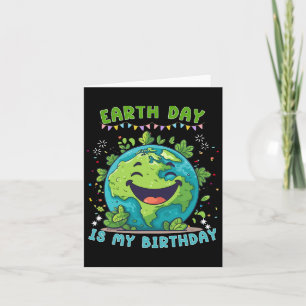 Der Tag der Erde ist mein Geburtstag, der Tag der  Karte