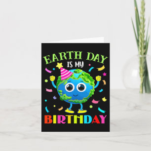 Der Tag der Erde ist mein Geburtstag pro Umgebung Karte
