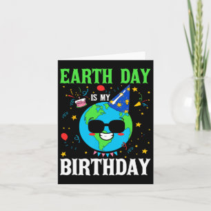 Der Tag der Erde ist mein Geburtstag, Welt der Umw Karte