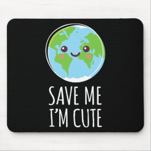 Der Tag der Erde Rette unsere Planeten-Klimaschutz Mousepad