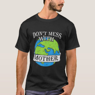 Der Tag der Erde rettet den Planeten, die grüne Mu T-Shirt
