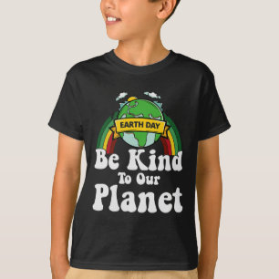 Der Tag der Erde sei nett zu unserem Planeten Retr T-Shirt