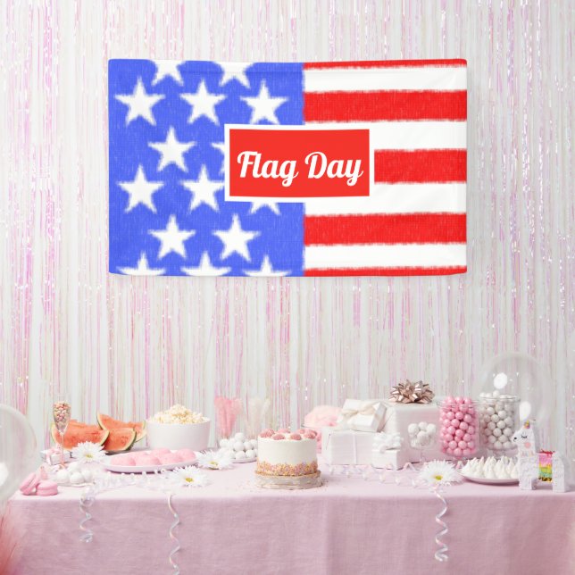 Der Tag der Flagge, Personalize Chocolate Covered  Banner (Party)