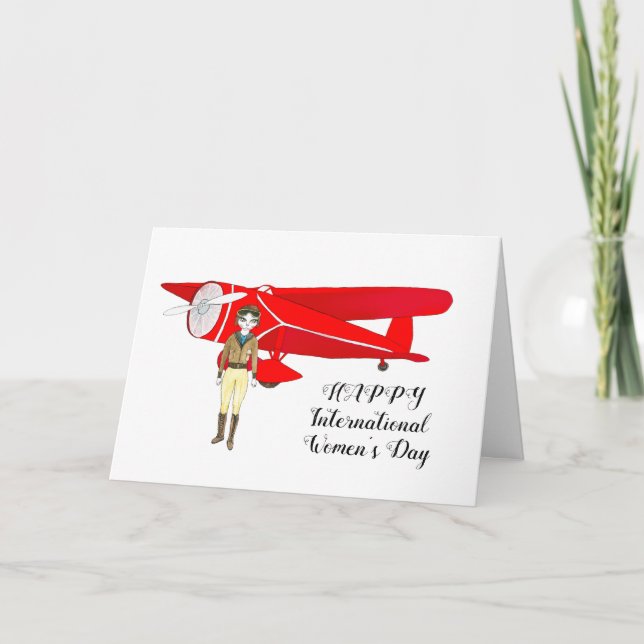 Der Tag der internationalen Frauen Karte (Vorderseite)