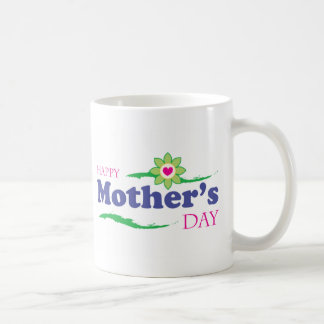 Der Tag der Mutter - Blumen-Herz Kaffeetasse