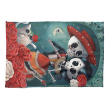 Der Tag der toten Skeleton Liebhaber