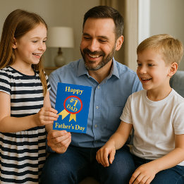 Der Tag des Blauen Herzens Karte