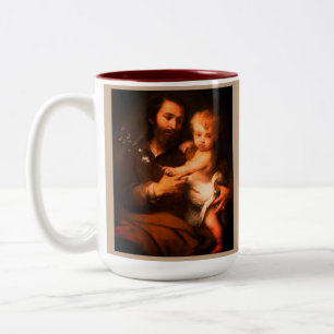 Der Tag des Heiligen Josef-Vaters individuell gest Zweifarbige Tasse