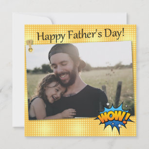 Der Tag des Super-Helden Vatertag fügt Ihr eigenes