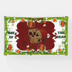 Der Tag des Toten Party Banner