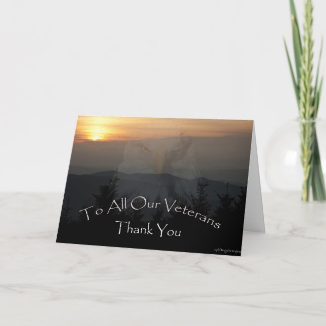 Der Tag des Veterans Karte (Vorderseite)