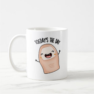 Der Tag Funny Toe Pun Kaffeetasse