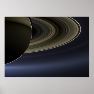 Der Tag lächelte die Erde   Cassini   Saturn Poster